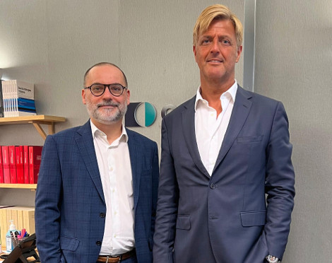 Sérgio Vasques, professor da Faculdade de Direito da Universidade Católica, e Nuno Villa-Lobos, presidente do CAAD