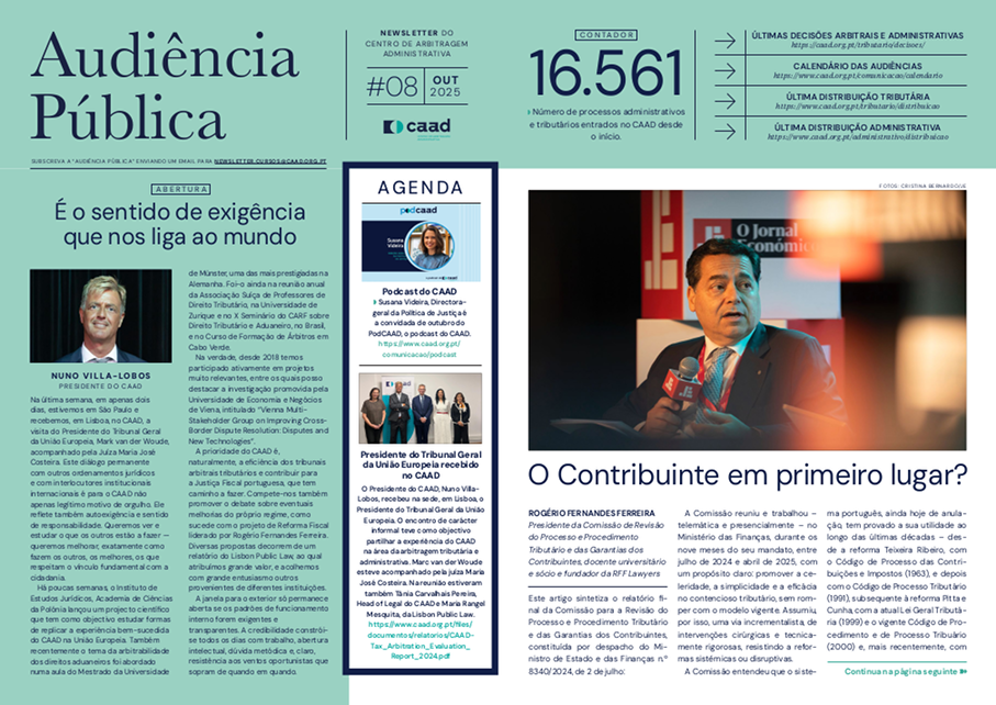 "Audiência Pública" de outubro